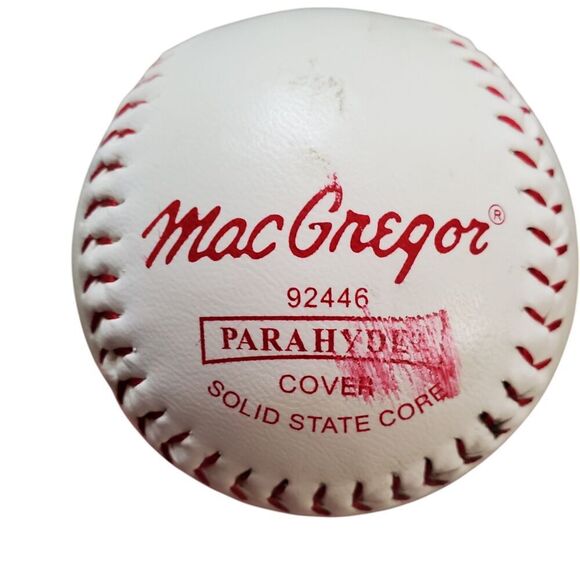 MacGregor Parahyde Cover Red Hawk Solid Core 92446 Softball 12in - Picture 1 of 6